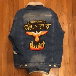 Profound Fur Jean Jacket